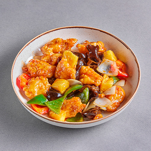 Свинина с апельсинами в карамельном соусе