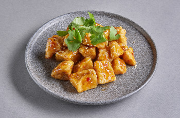 Хрустящие баклажаны в соусе «Шикари» подарок